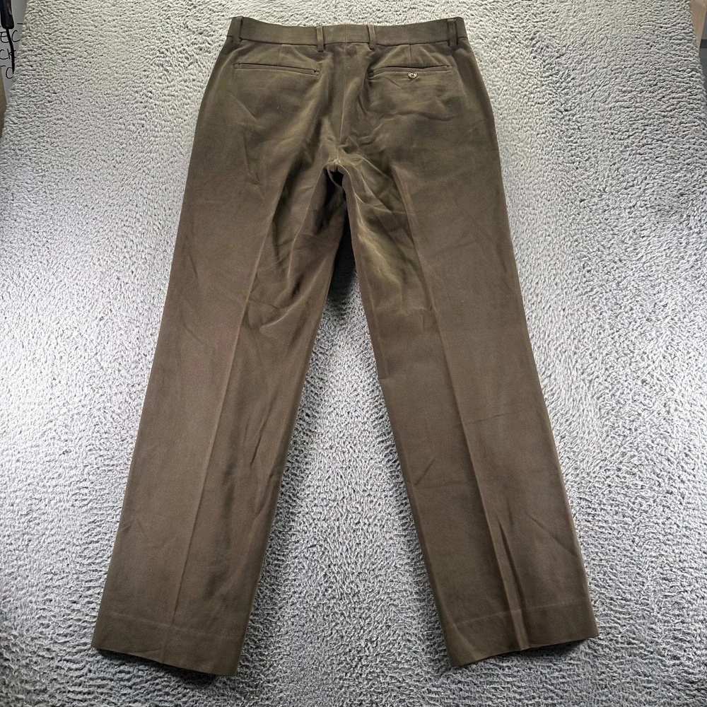 Banana Republic Pant Mens‎ 33x32 Brown Cotton Dress Straight Leg Formal Business